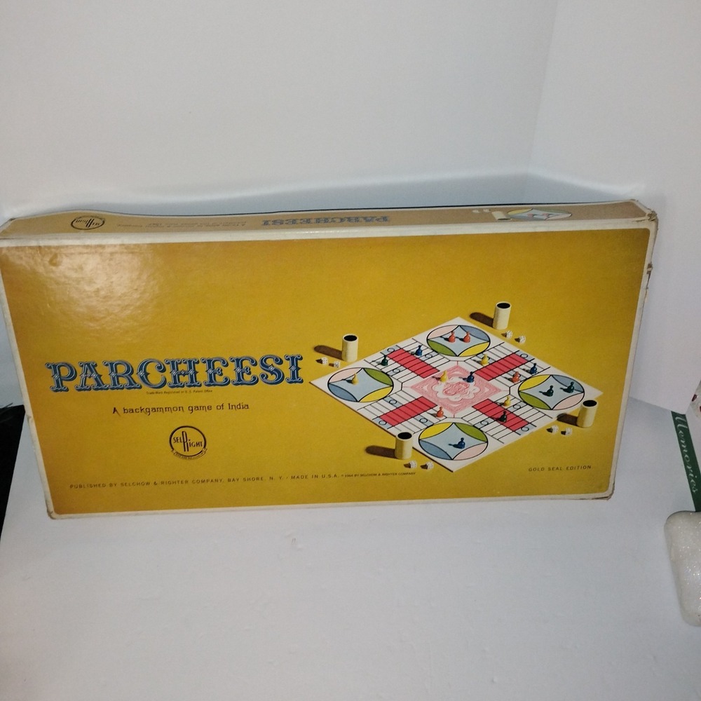 Parcheesi  No 2 Popular Edition Complete Vintage See Description